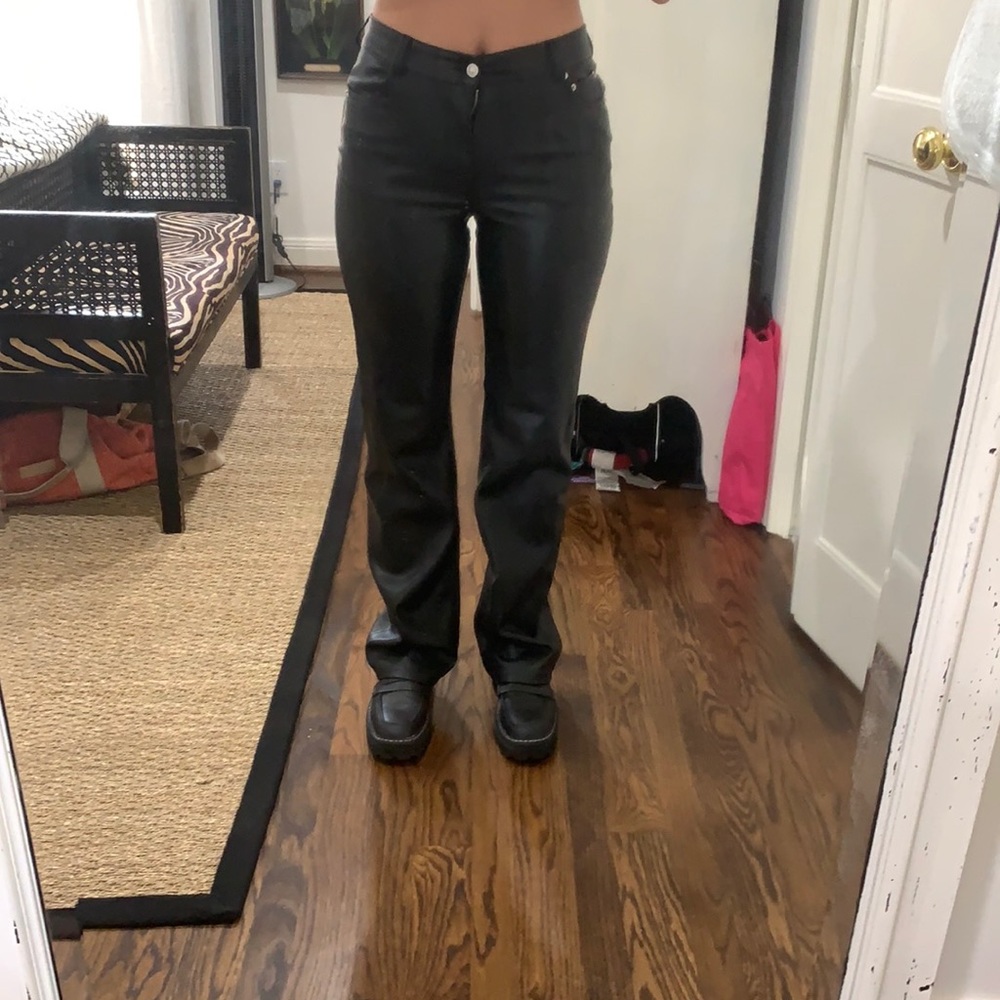 Zara leather pants